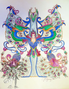 Illustrations of Mardi Gras Costumes by John Zeringue